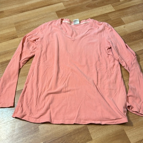 Motherhood maternity size small long sleeve pink tee shirt - Picture 2 of 4